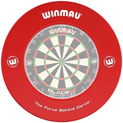 Contour rouge imprimé 4405 pour jeu de fléchettes Winmau