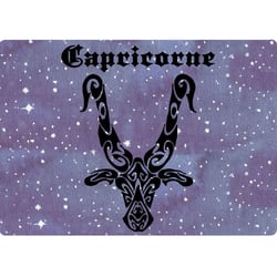 Tapis de souris signe du zodiaque Capricorne 27 x 19 cm