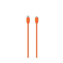 Jaym Câble Lightning vers USB-C PD 3A Charge et Synchronisation Collection POP 1,5m Orange
