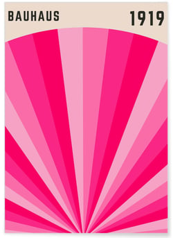 Affiche Bauhaus 20 | A3 : 29,7x42cm