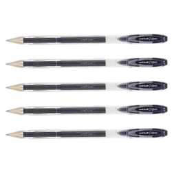 Lot de 5 stylos rollers encre gel Uni-Ball Signo UM120.