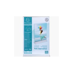 Porte-visuel - Présentoir - A4 - Droit - Transparent - Pour photo, menu, document
