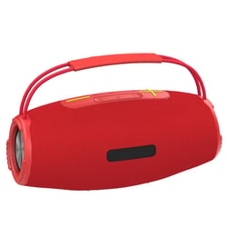 Enceinte Bluetooth Étanche IPX6 Portable Son Haute-Fidélité Autonomie 6h Rouge YONIS