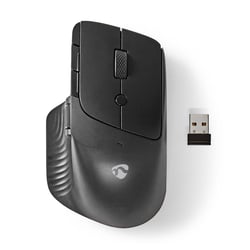Nedis Souris sans Fil 6 Boutons dpi Réglable Bouton Marche/Arrêt Noir
