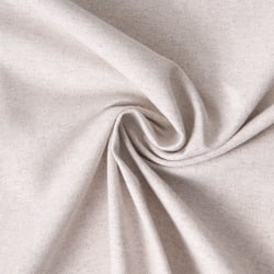 Tissu Toile de Coton Kiria sur fond Blanc cassé