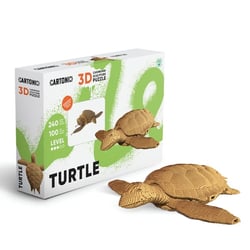 Cartonic® Sculpture-Puzzle 3D carton - Tortue