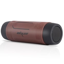 Enceinte Bluetooth Portable 4000mAh Son Stéréo LED Pour Tous Smartphones Marron YONIS