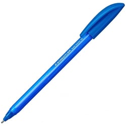 Stylo bille - Bleu - Pointe moyenne - Avec capuchon - Bureau, école - Staedtler ball 4320