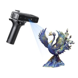 Creality Otter Lite Scanner 3D sans Fil WIFI6, Précision de 0,05 mm, Design Innovant Quatre Yeux, Convient Toutes les Tailles