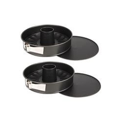 Ensemble de 2 Moules à manqué et à savarin double fond 26 cm Dr.Oetker Tradition