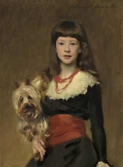 Puzzle 2000 pièces - John Singer Sargent : Miss Beatrice Townsend, 1882 - Grafika