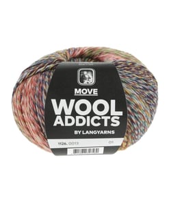 Pelote de laine MOVE – 100 gr - Wool Addict - Spécial chaussettes - Ultra-résistante & respirante 13 Multicolore