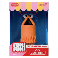1, Rue Sésame - Figurine 1, Rue Sésame Fun! Fun! Yip Yip Martian Orange 18 cm - Super7