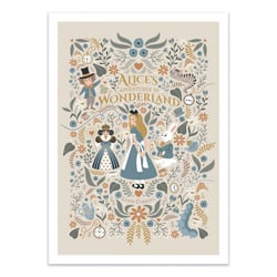 Affiche 30x40 cm - Alice Version 2 - Vesna Skornsek