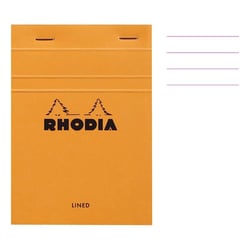 Bloc notes - A6 - 10,5x14,8 cm - Lignes - 80 feuilles  - Rhodia