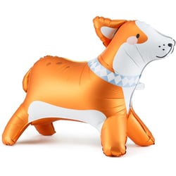 Ballon Géant Aluminium Corgi - 88 cm