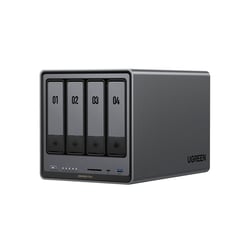 Serveur NAS UGREEN NASync DX4800 Plus - Aluminium - 8021783 - Gris anodisé - 4,06 kg