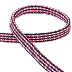 Bobine tresse chinée 25m framboise