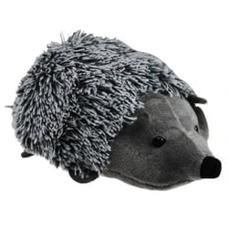 Peluche hérisson gris 20 cm - doudou animal de la foret