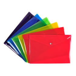 Pochette pression Iderama en polypropylène - Couleurs assorties - x 30 - Exacompta