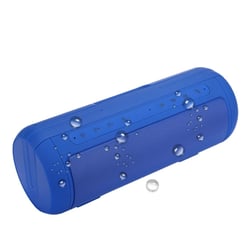 Enceinte Waterproof Bluetooth Stéréo Avec Micro Intégré Et Poignée Bleu YONIS