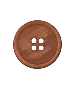 Carte de 2 boutons Recyclés papier 23mm naturel - Union Knopf Beige Camel marron