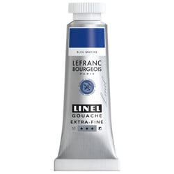 Gouache - Extra-fine - Bleu marine - 42 - Lefranc Bourgeois - Linel - 14ml