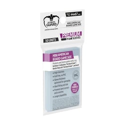 Ultimate Guard - 50 pochettes Premium Soft Sleeves jeux de plateau américains petit format