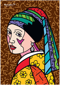Puzzle 1500 pièces - Romero Britto - Dutch icon - Bluebird Puzzle