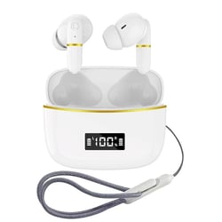 Ecouteurs Bluetooth Sans Fil Charge Rapide Son Immersif Compatibles iOS Android Blanc YONIS