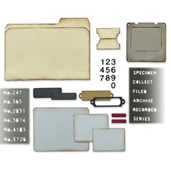Matrices de découpe - Specimen - 54 dies Thinlits - Tim Holtz - Sizzix