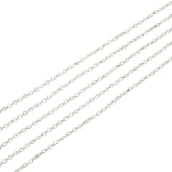 2 mètres de CHAINE Acier Inoxydable 304 maille forçat Argenté 2,5 x 2 mm - creation bijoux perles