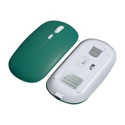 Souris Bluetooth Sans Fil Ergonomique 1600DPI Rechargeable 10m Vert Foncé YONIS
