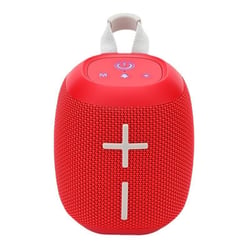 Enceinte Bluetooth Portable Waterproof IPX5 Son Stéréo 360° Autonomie Longue Durée Rouge YONIS
