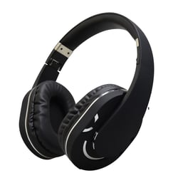 Casque Audio Bluetooth Pliable Confortable Son Stéréo Longue Autonomie Argent Noir YONIS