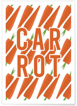 Affiche Carrot | A3 : 29,7x42cm