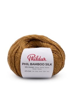 Fil d’exception à tricoter et crocheter PHIL BAMBOO SILK - Phildar Mordore
