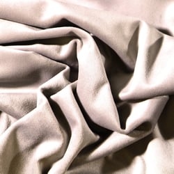 Tissu Velours d'ameublement uni souple Gris