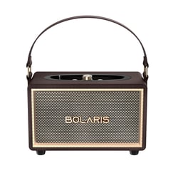 Avizar Enceinte Bluetooth 5.3 Lincoln Sans Fil 40W Autonomie 10h avec Bandoulère Marron