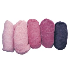 Laine vierge, mouchetée, teintes roses, Toison, 5couleurs à 20g
