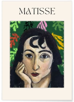 Affiche Matisse - Femme Rêveuse | A3 : 29,7x42cm
