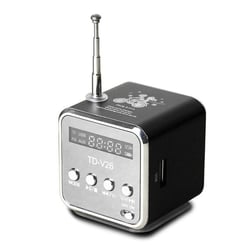Enceinte Portable Bluetooth FM USB SD TF MP3 Puissante Compacte Noir YONIS