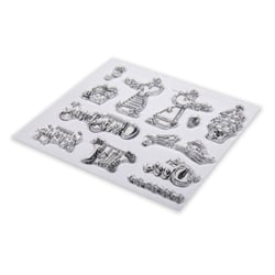 Tampon Clear Stamps Amis de rennes 12 motifs