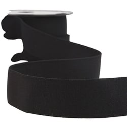 Elastique boxer 32mm noir au mètre