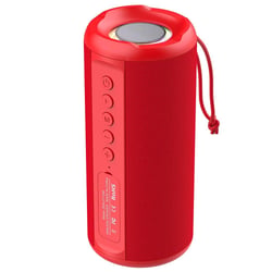 Enceinte Bluetooth Portable Sans Fil Lumineuse Autonomie 6-8H Version 5.0 2000mAh Rouge YONIS