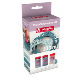Set d'activité de peinture - Talens Art Creation - Vintage Set 2 Bleus + Craquelé