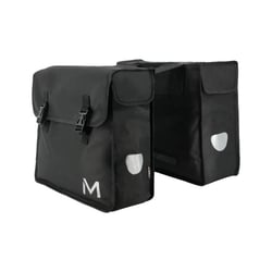 Sacoche double Mobilis pour vélo - Capacité 2x15L - Matière déperlante - Noir