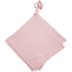 Doudou lange attache tétine en gaze de coton, Jeanne