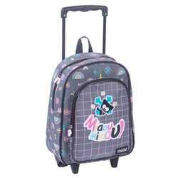 Sac à dos à roulettes Chacha 30 CM - Maternelle - 1 compartiment Algebre