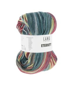 Pelote de coton ETERNITY - 100 gr - Lang Yarns 01 Multicolore